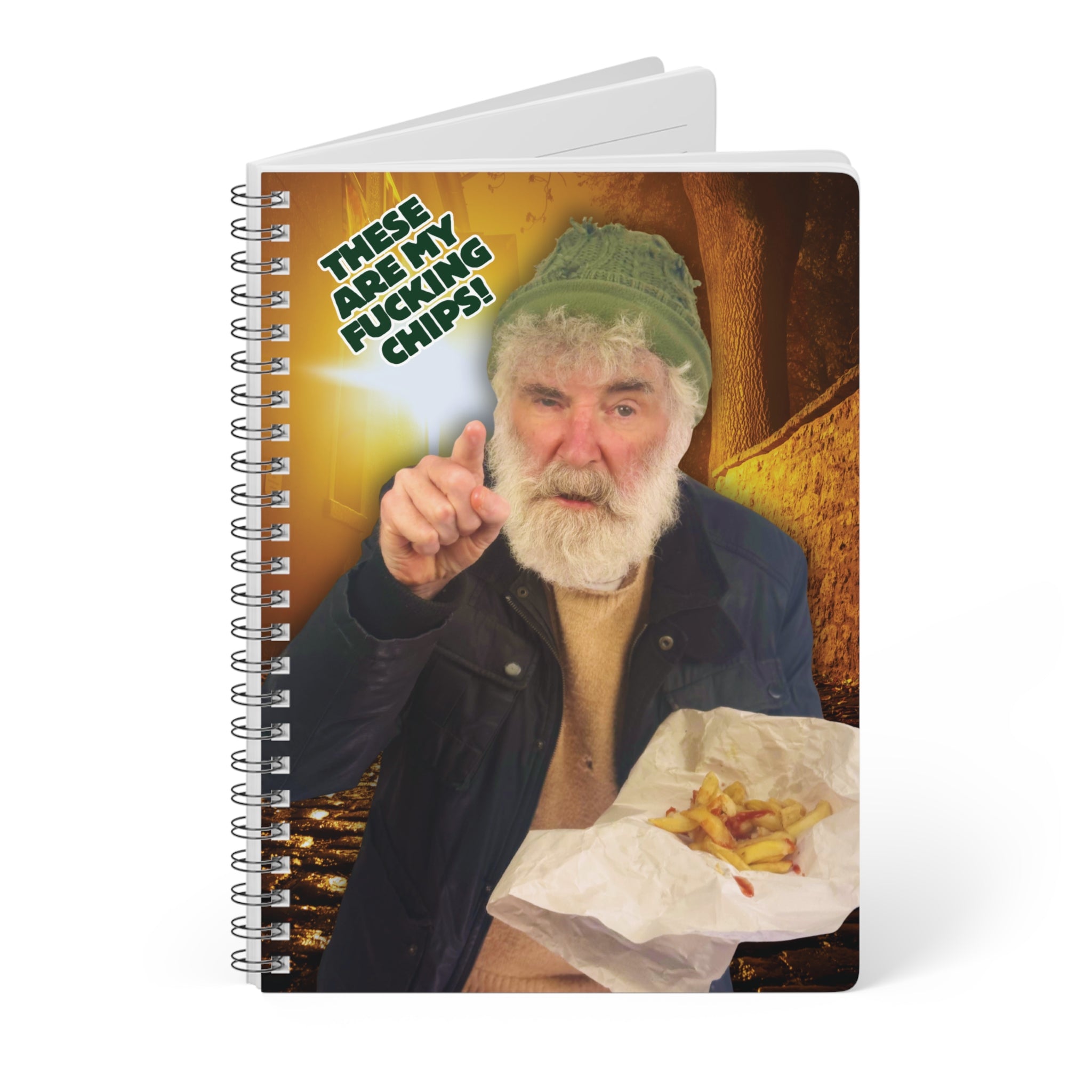 Chips! Wire‑bound Notebook
