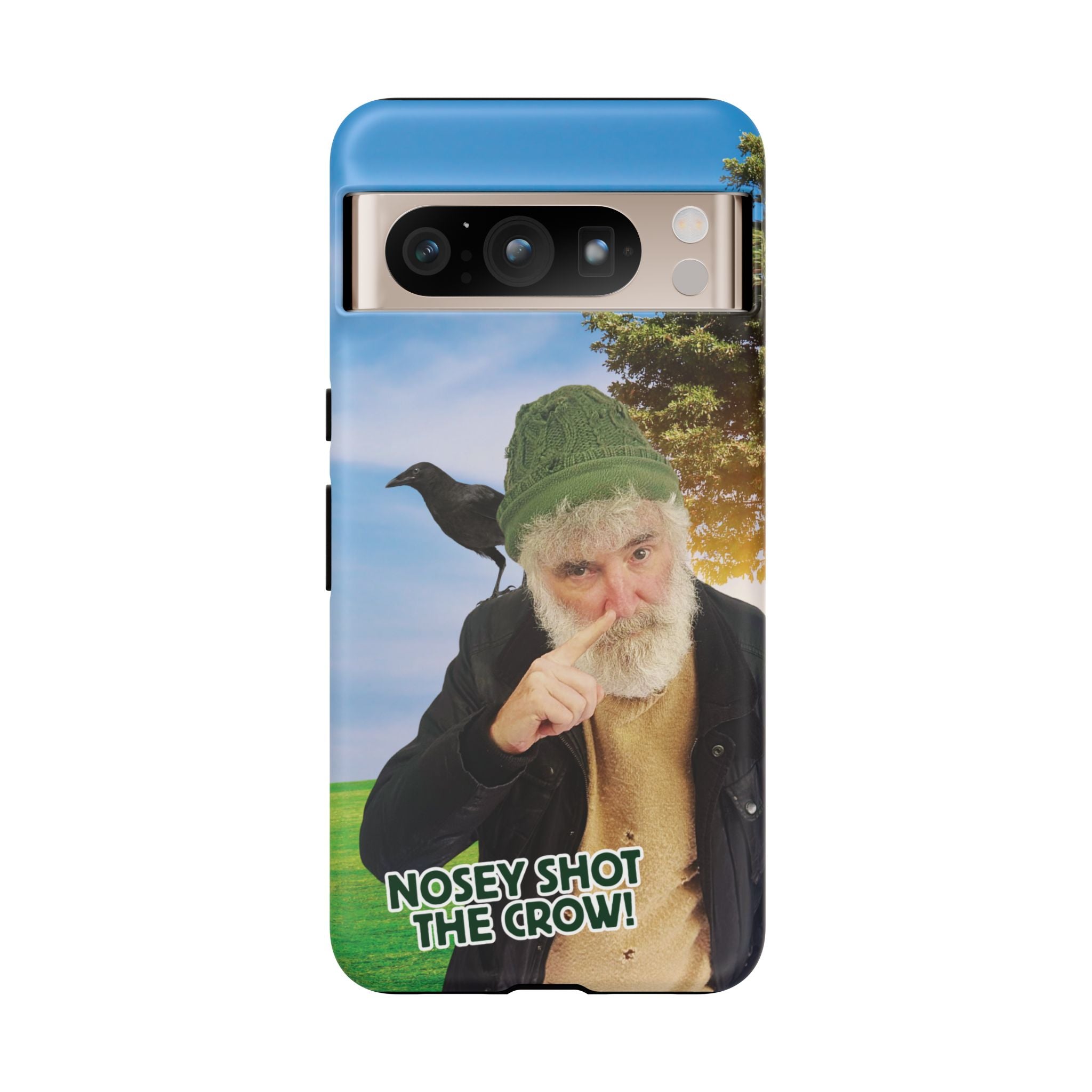 Nosey Shot The Crow! Tough Phone Case (Google Pixel)