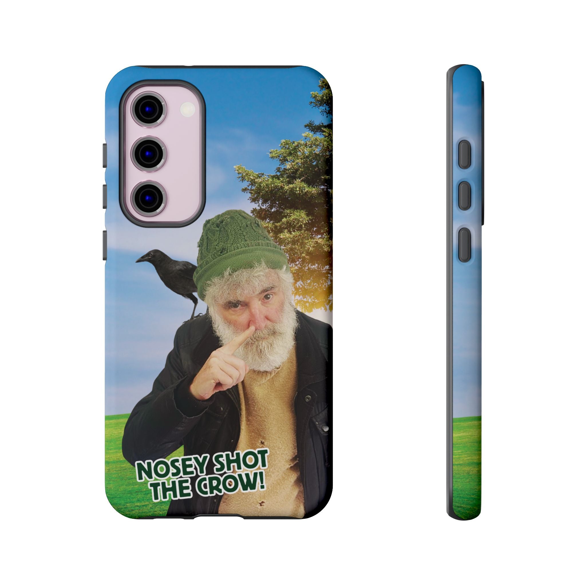 Nosey Shot The Crow! Tough Phone Case (Samsung Galaxy)
