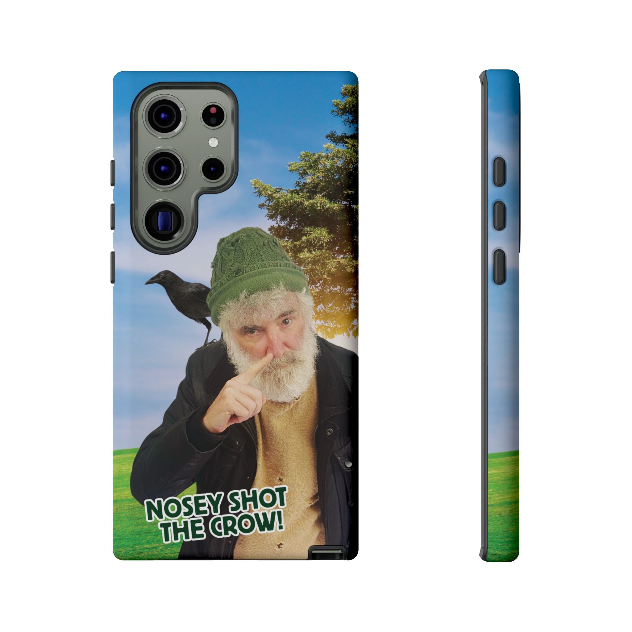 Nosey Shot The Crow! Tough Phone Case (Samsung Galaxy)