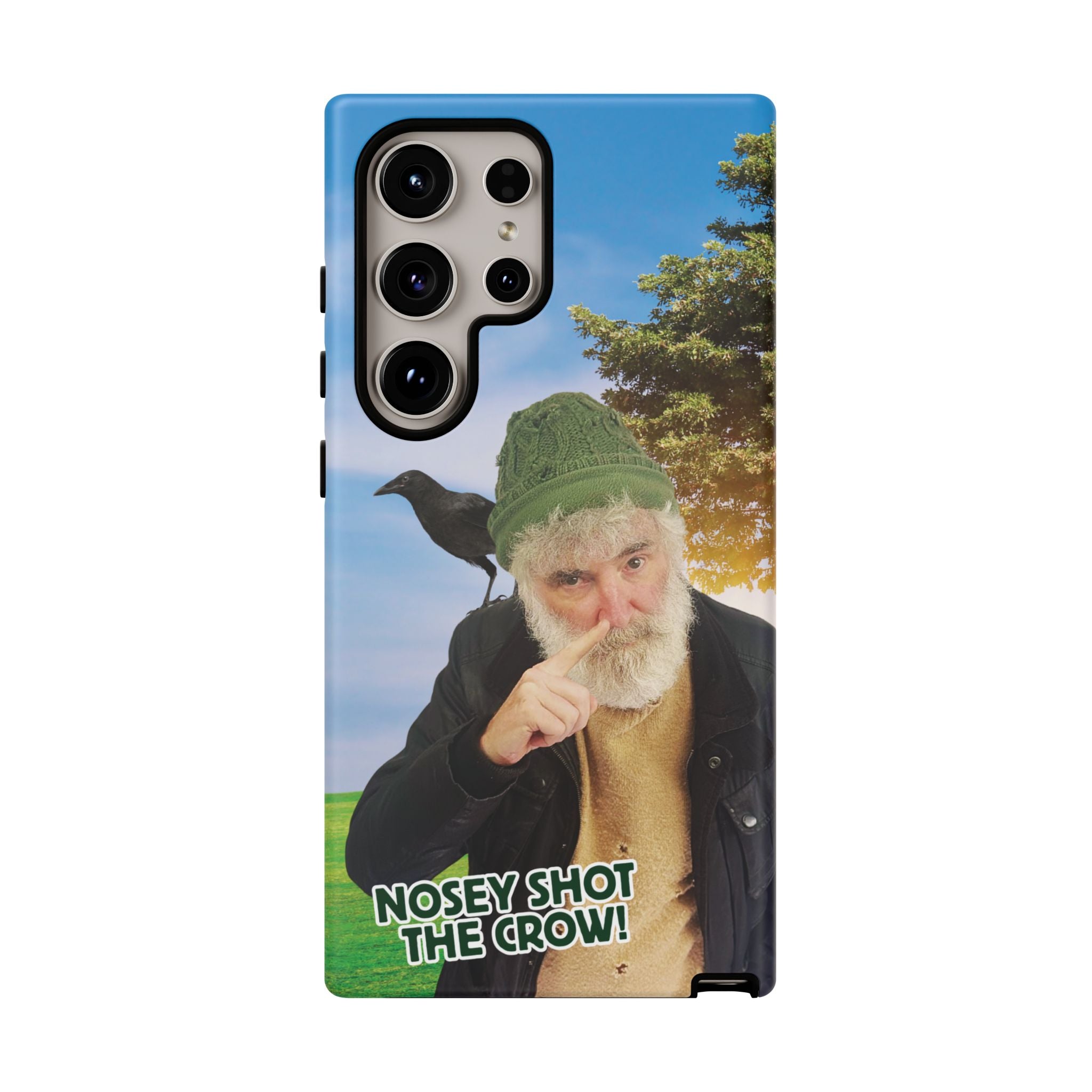 Nosey Shot The Crow! Tough Phone Case (Samsung Galaxy)