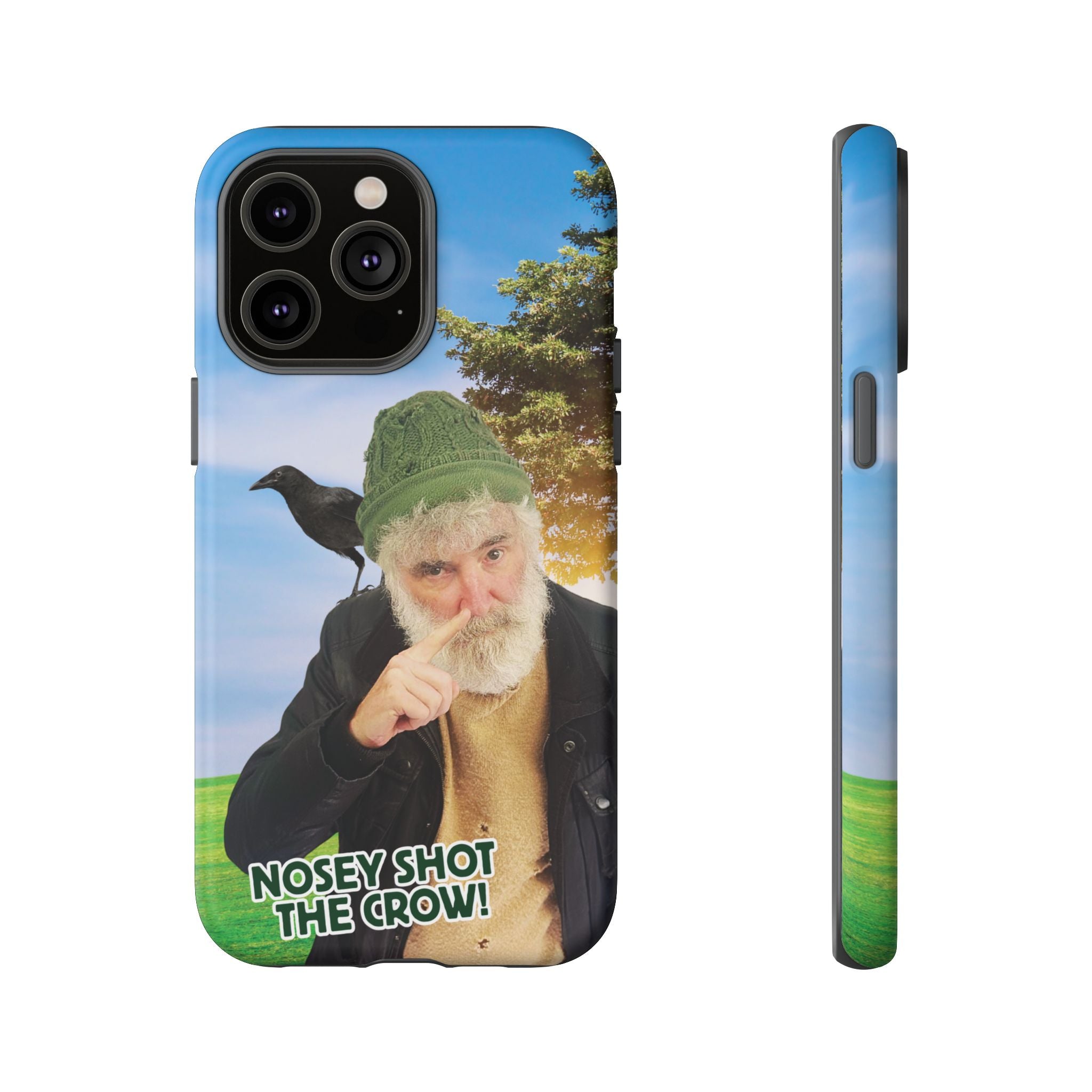 Nosey Shot The Crow! Tough Phone Case (iPhone)