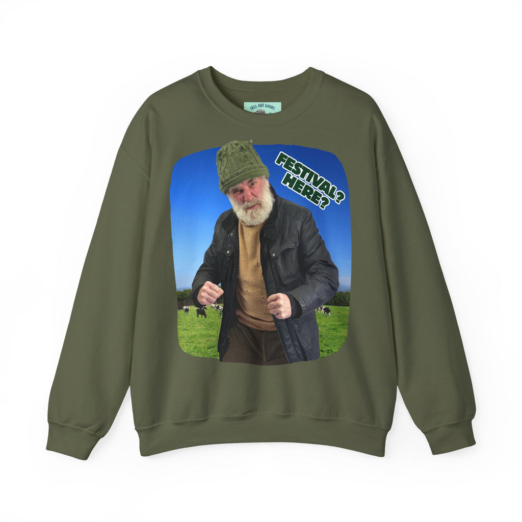 Festival? Here? Unisex Crewneck Sweatshirt