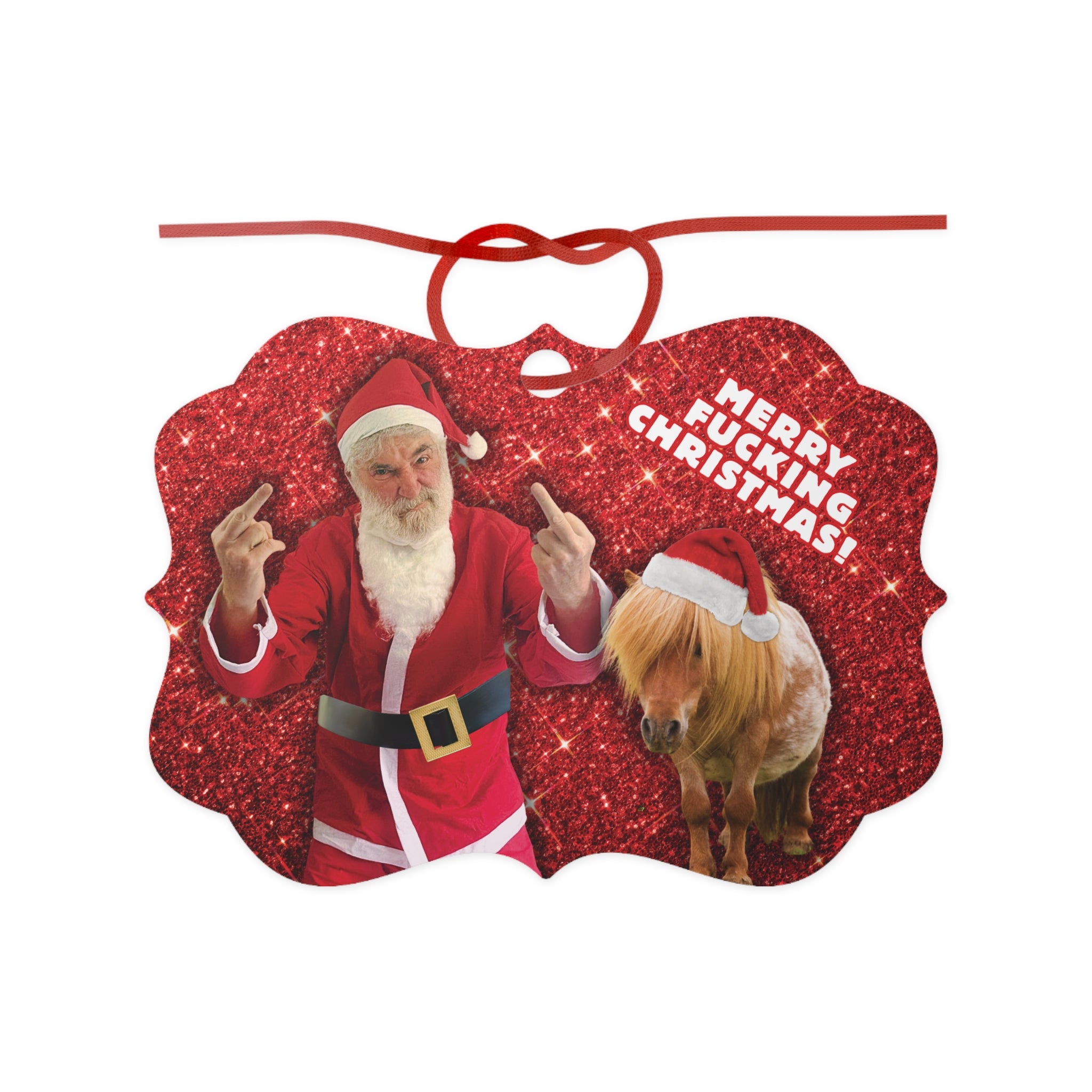 Merry F*****g Christmas! Tree Ornament