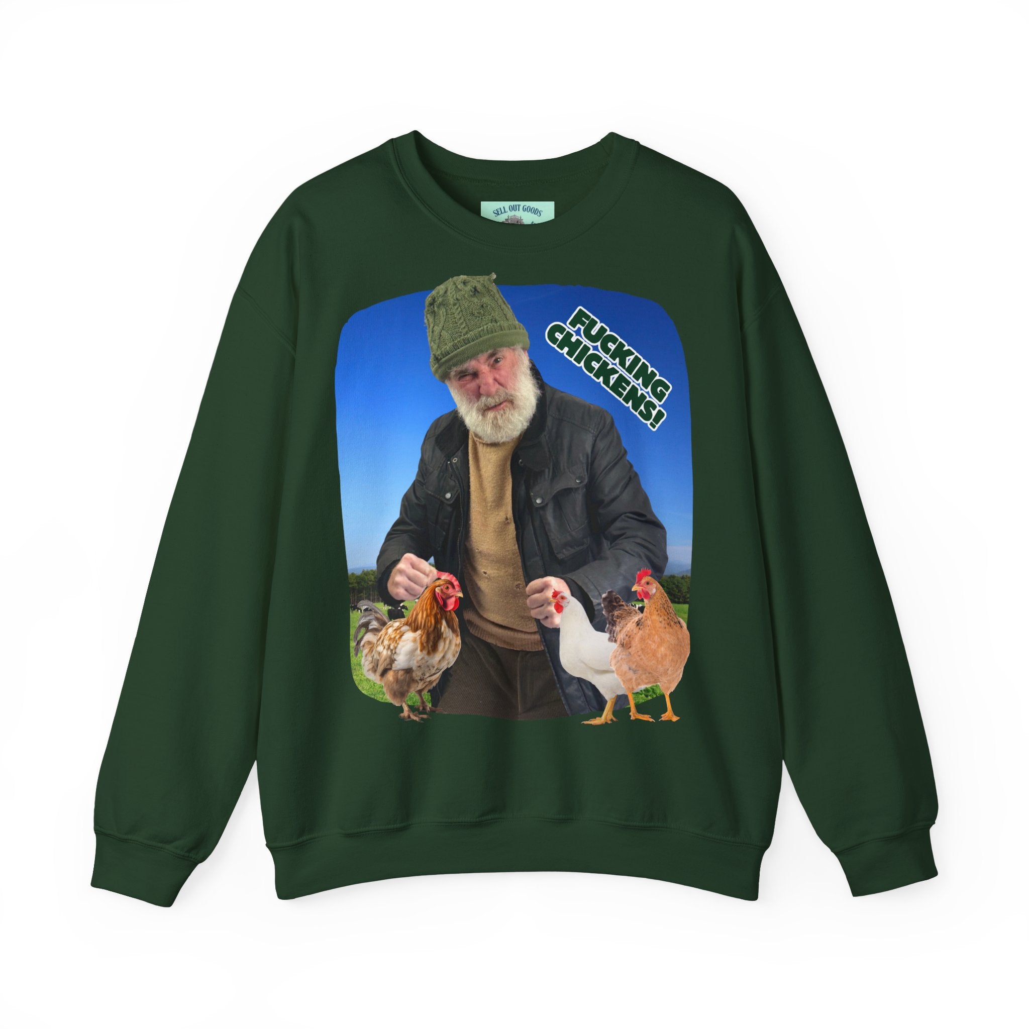Chickens! Unisex Crewneck Sweatshirt