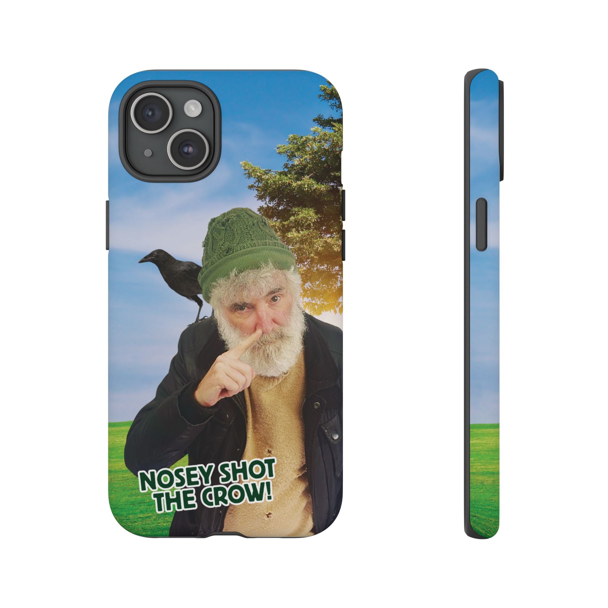 Nosey Shot The Crow! Tough Phone Case (iPhone)