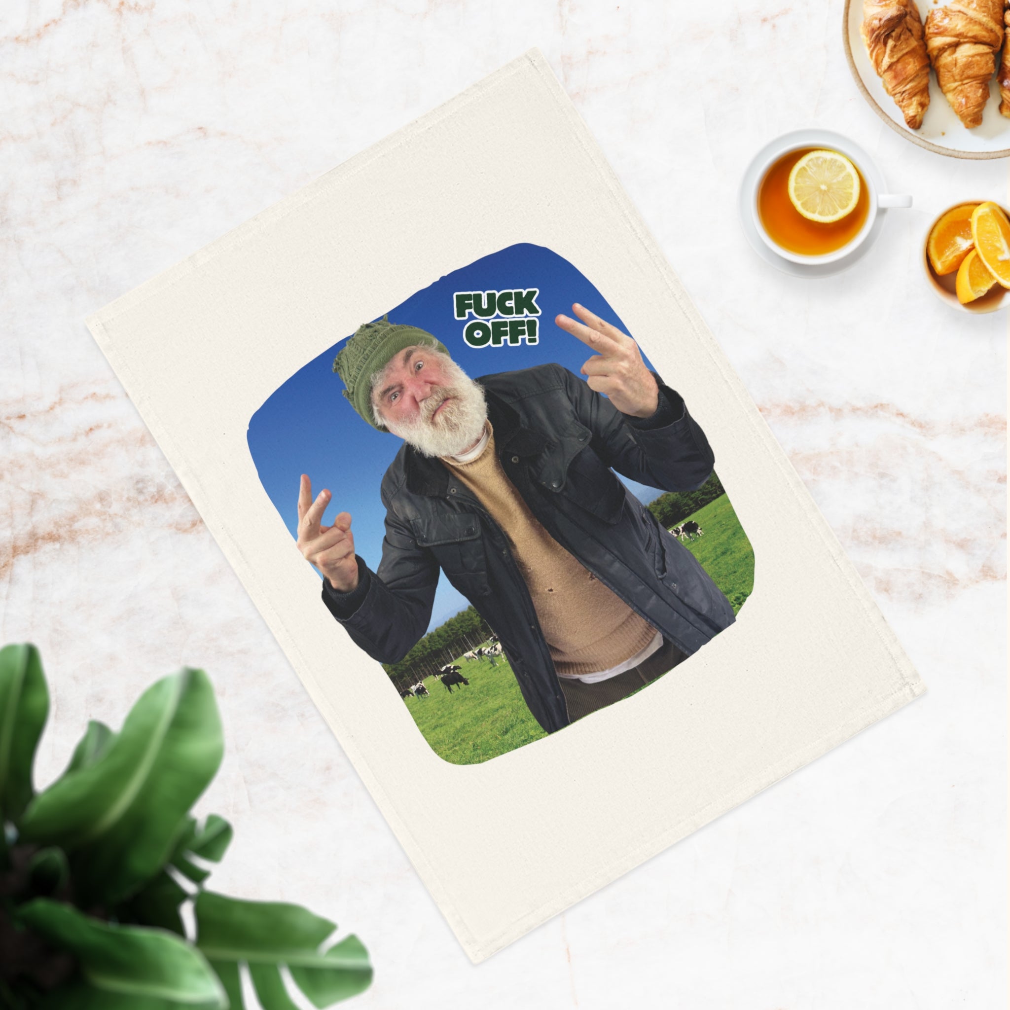 F Off! Cotton Tea Towel