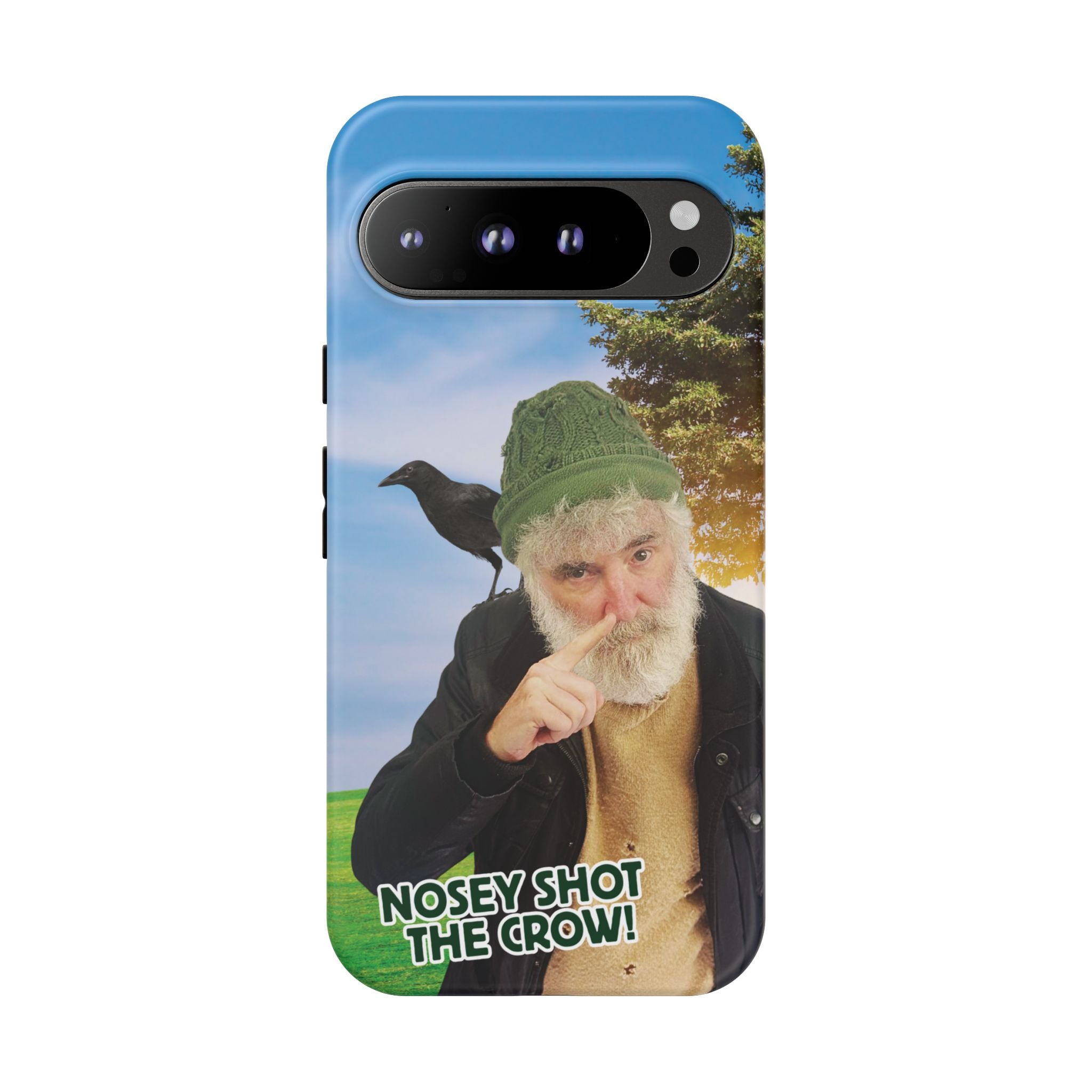 Nosey Shot The Crow! Tough Phone Case (Google Pixel)