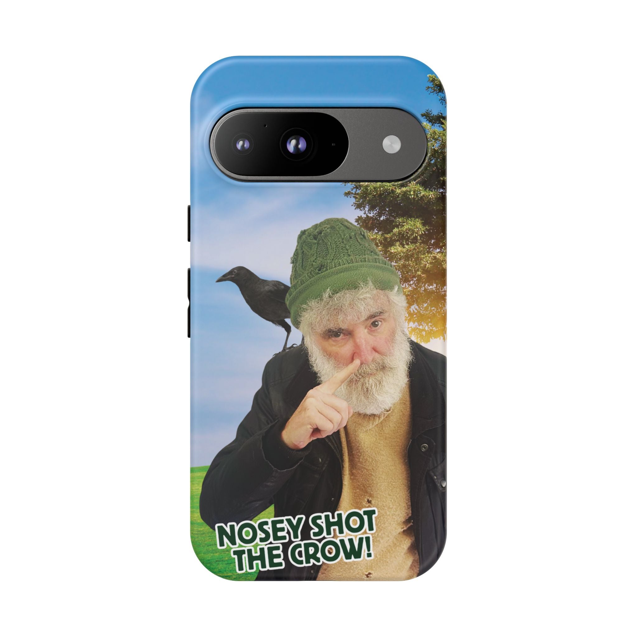 Nosey Shot The Crow! Tough Phone Case (Google Pixel)
