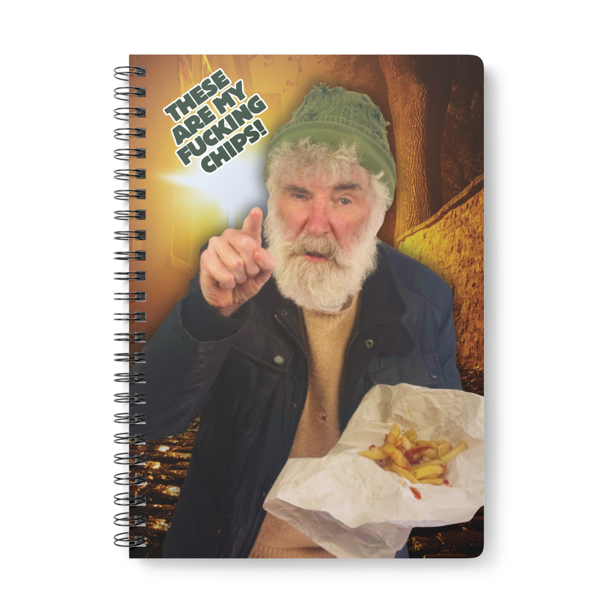 Chips! Wire‑bound Notebook