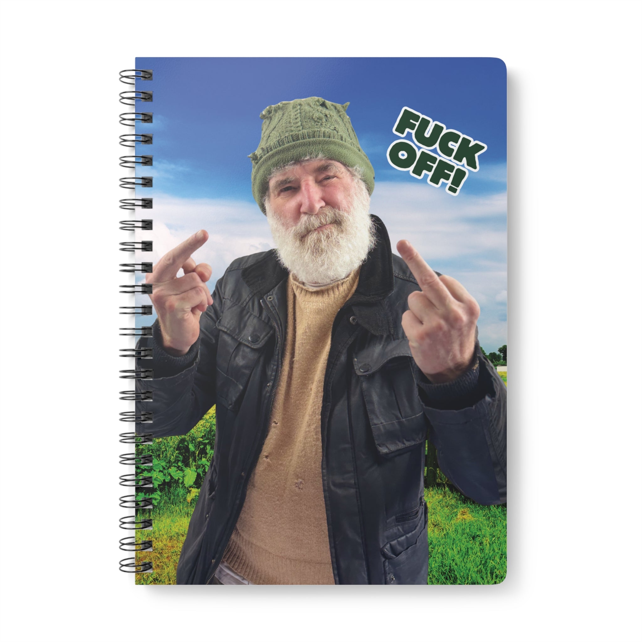 F Off! Wire‑bound Notebook