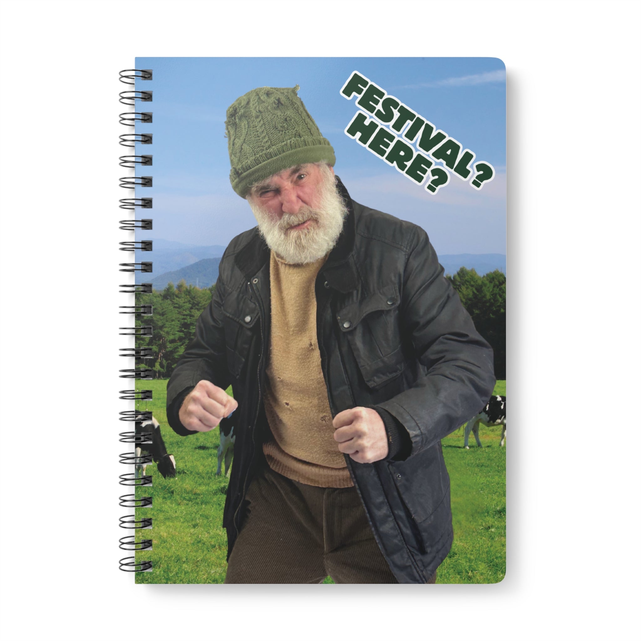 Festival? Here? Wire‑bound Notebook