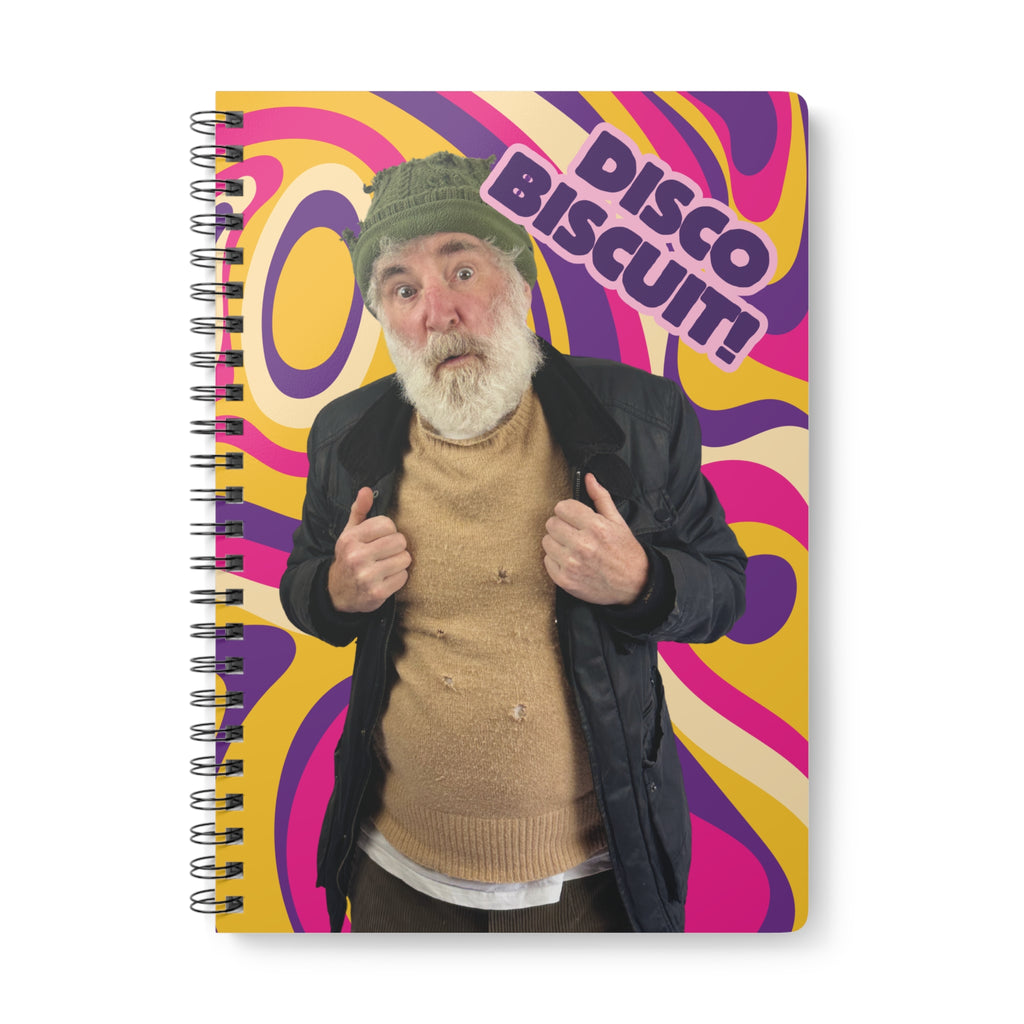 Disco Biscuit! Wire‑bound Notebook