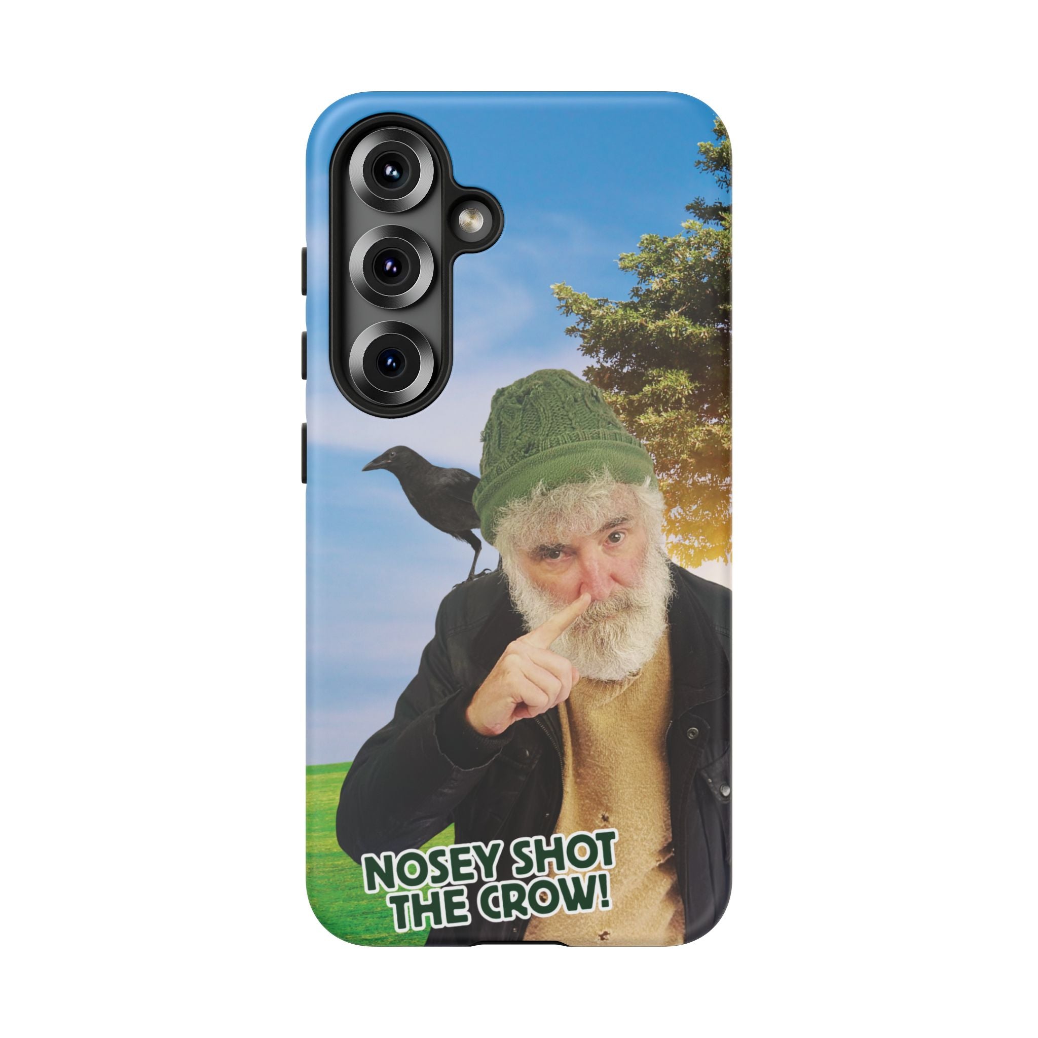Nosey Shot The Crow! Tough Phone Case (Samsung Galaxy)