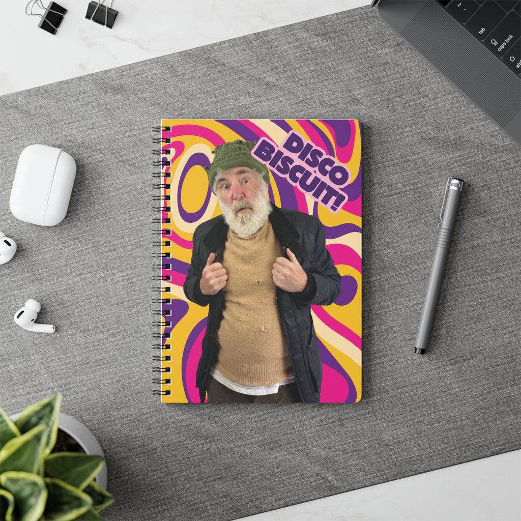 Disco Biscuit! Wire‑bound Notebook