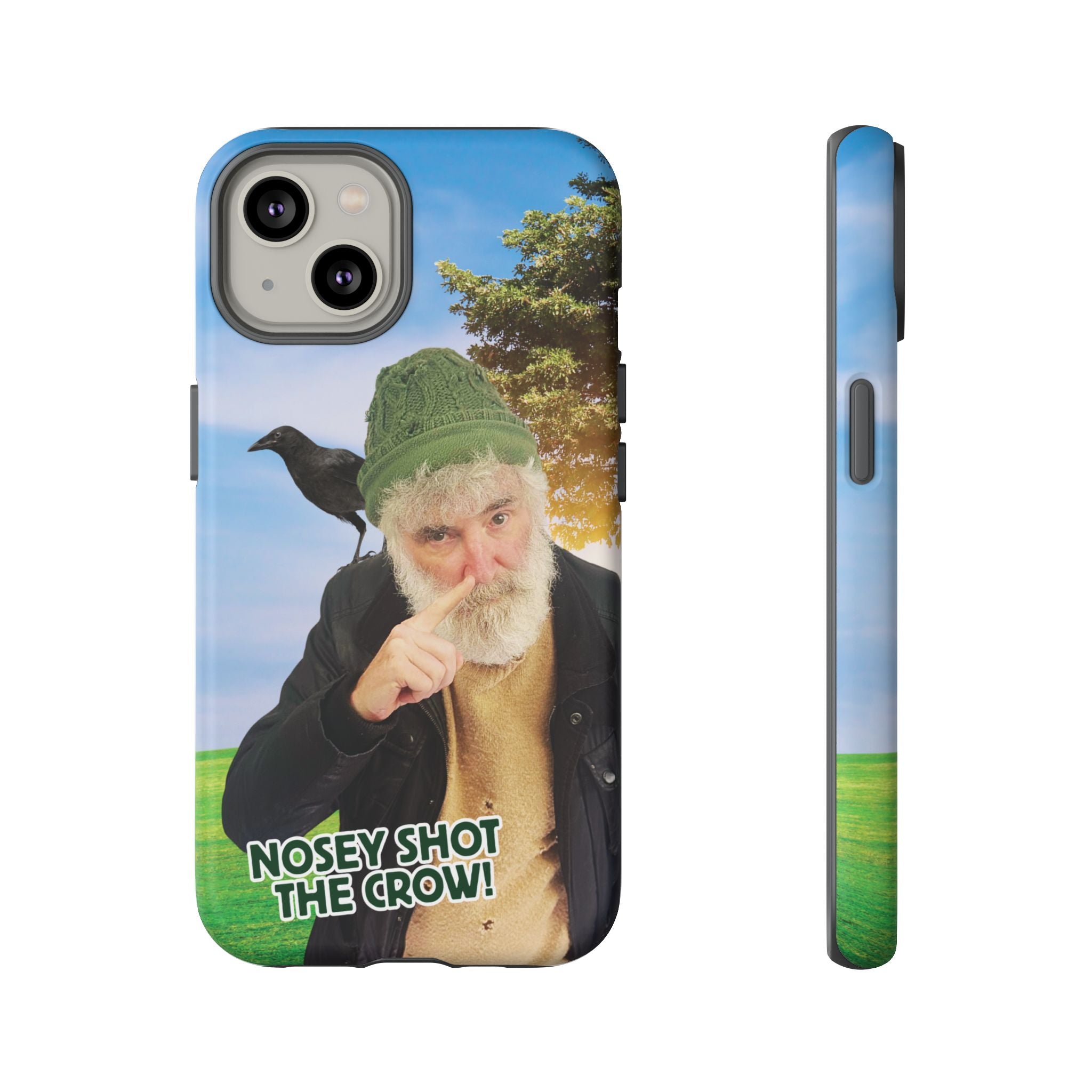Nosey Shot The Crow! Tough Phone Case (iPhone)