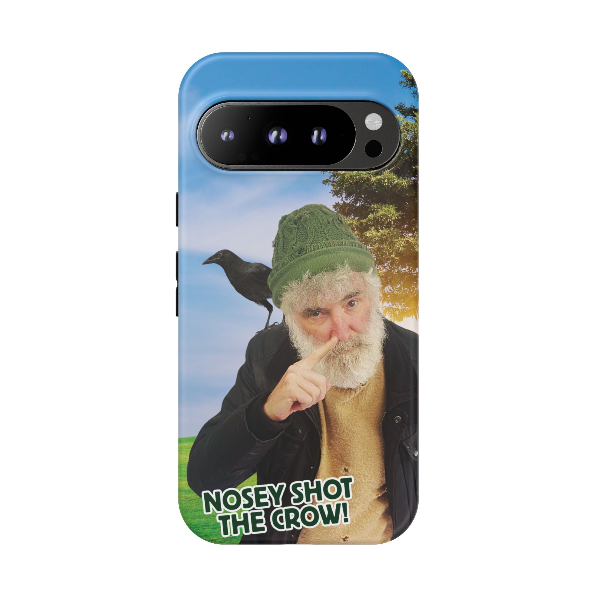 Nosey Shot The Crow! Tough Phone Case (Google Pixel)