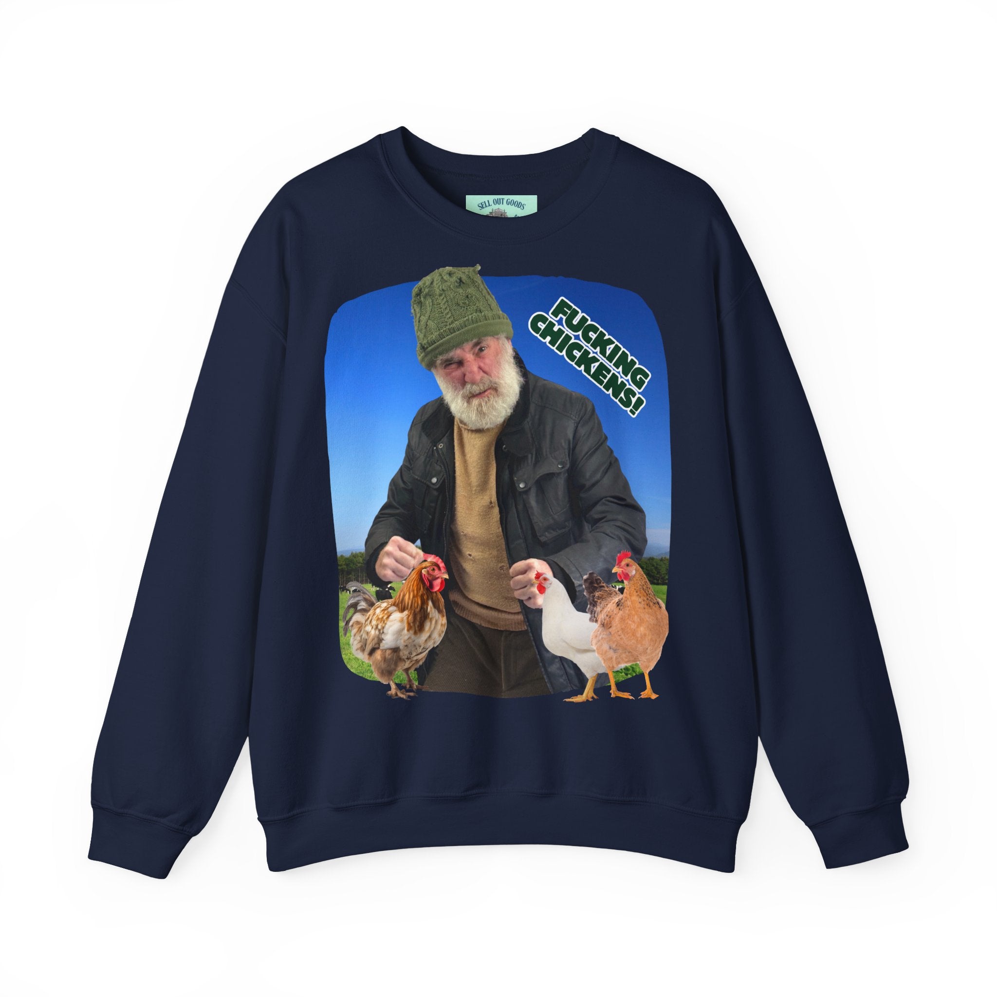 Chickens! Unisex Crewneck Sweatshirt
