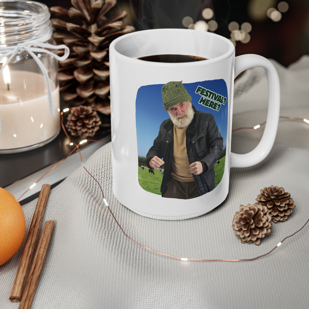 Festival? Here? Ceramic Mug