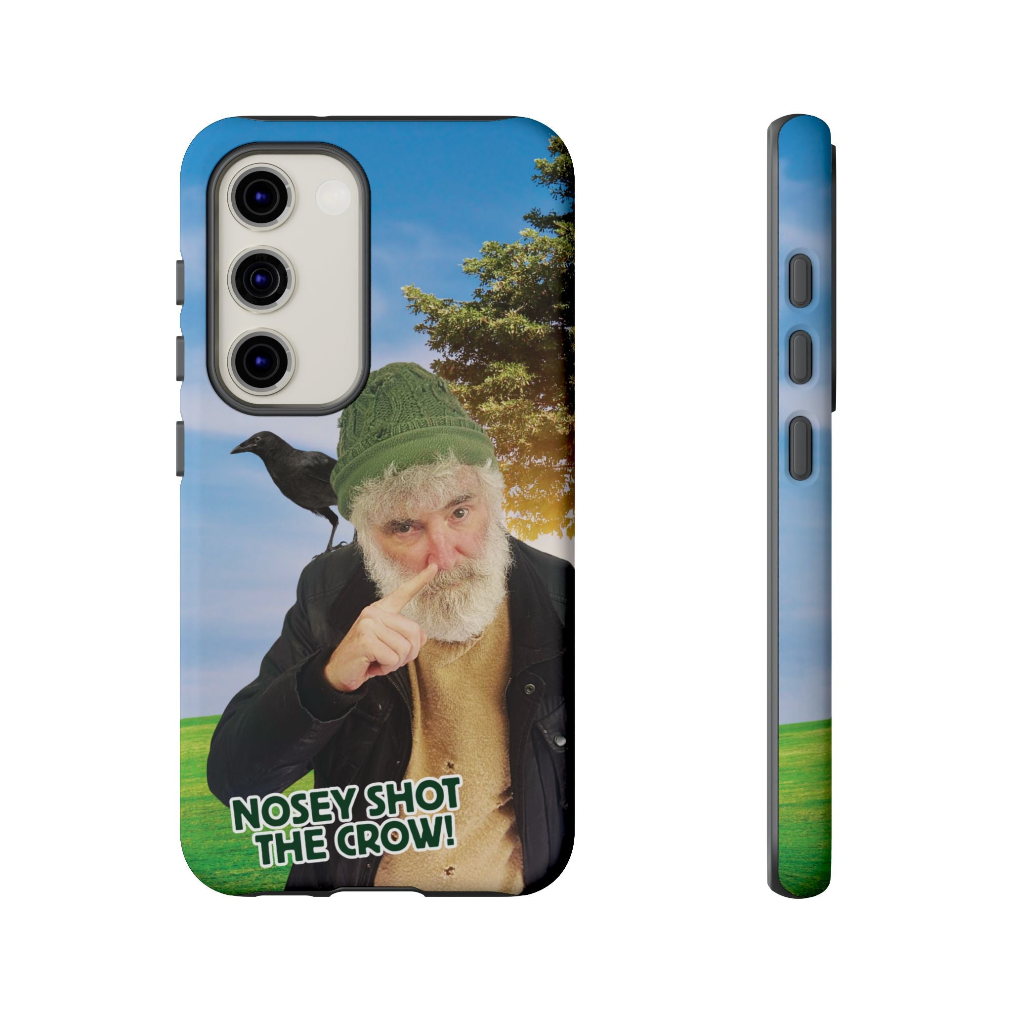 Nosey Shot The Crow! Tough Phone Case (Samsung Galaxy)