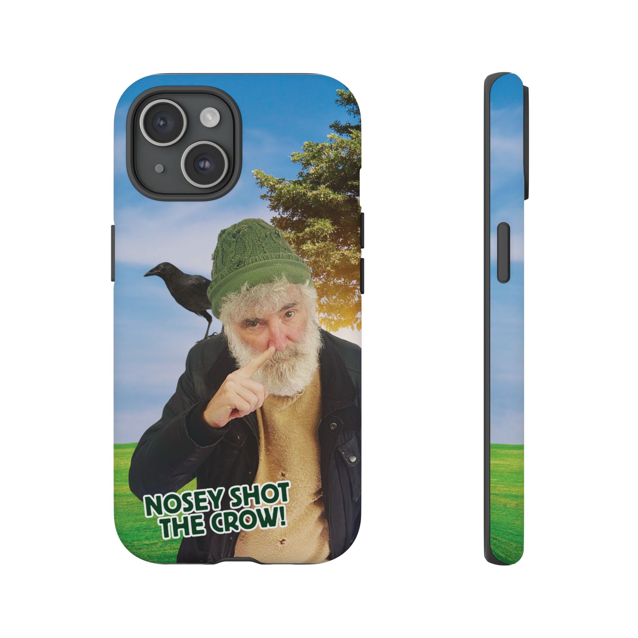 Nosey Shot The Crow! Tough Phone Case (iPhone)