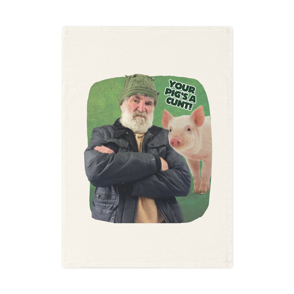 Pig Cotton Tea Towel