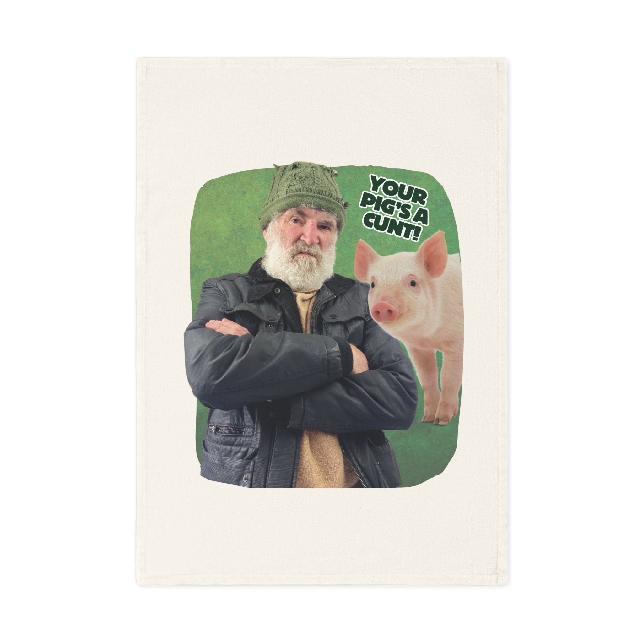 Pig Cotton Tea Towel