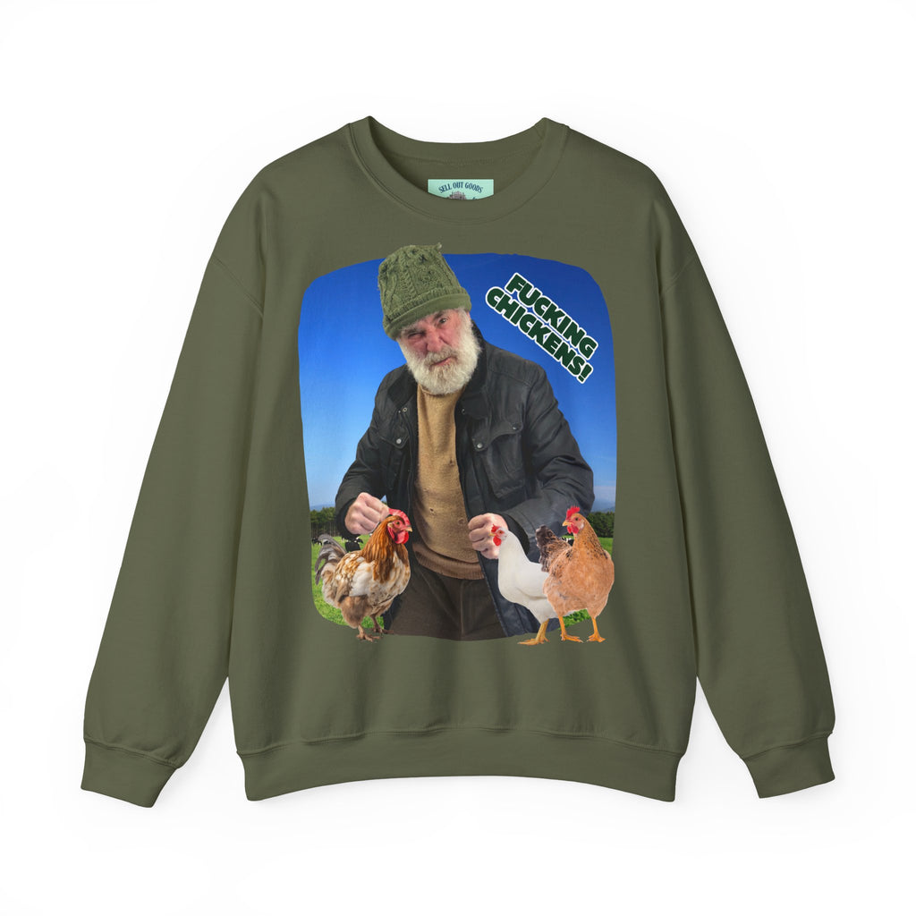 Chickens! Unisex Crewneck Sweatshirt