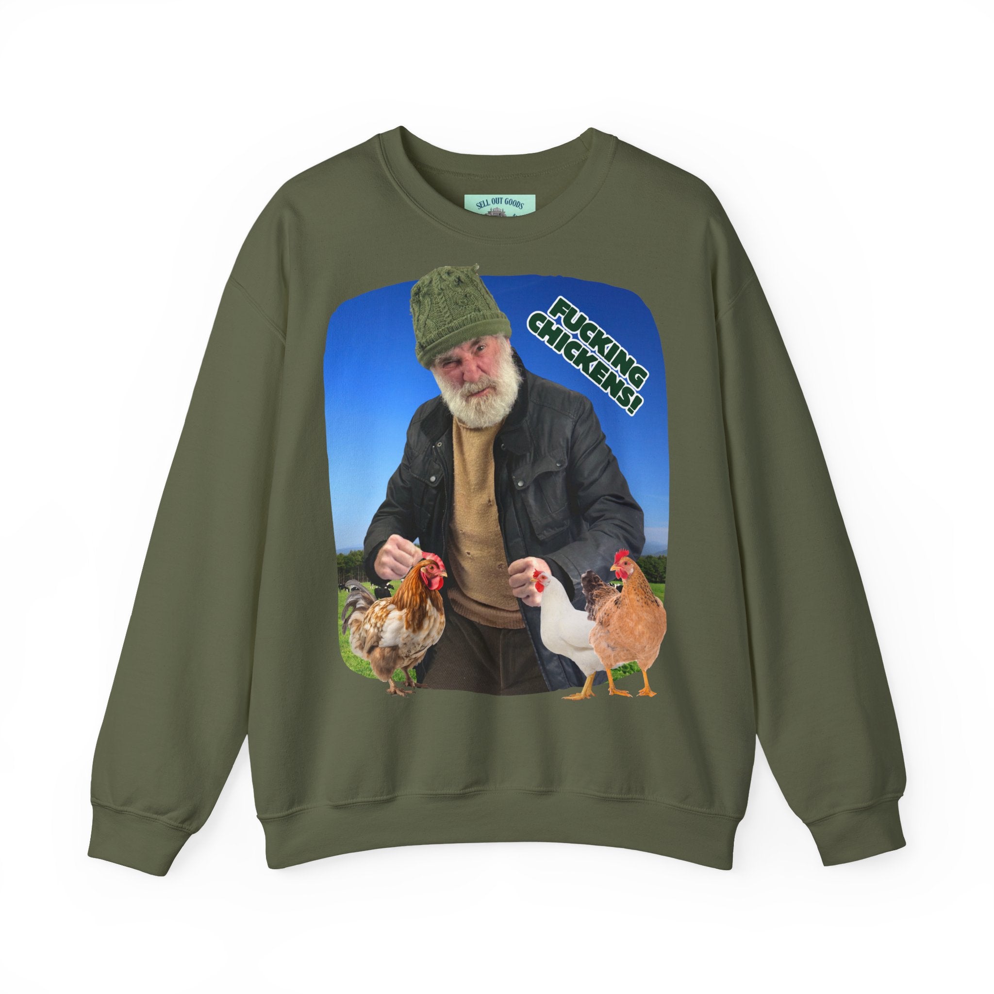Chickens! Unisex Crewneck Sweatshirt