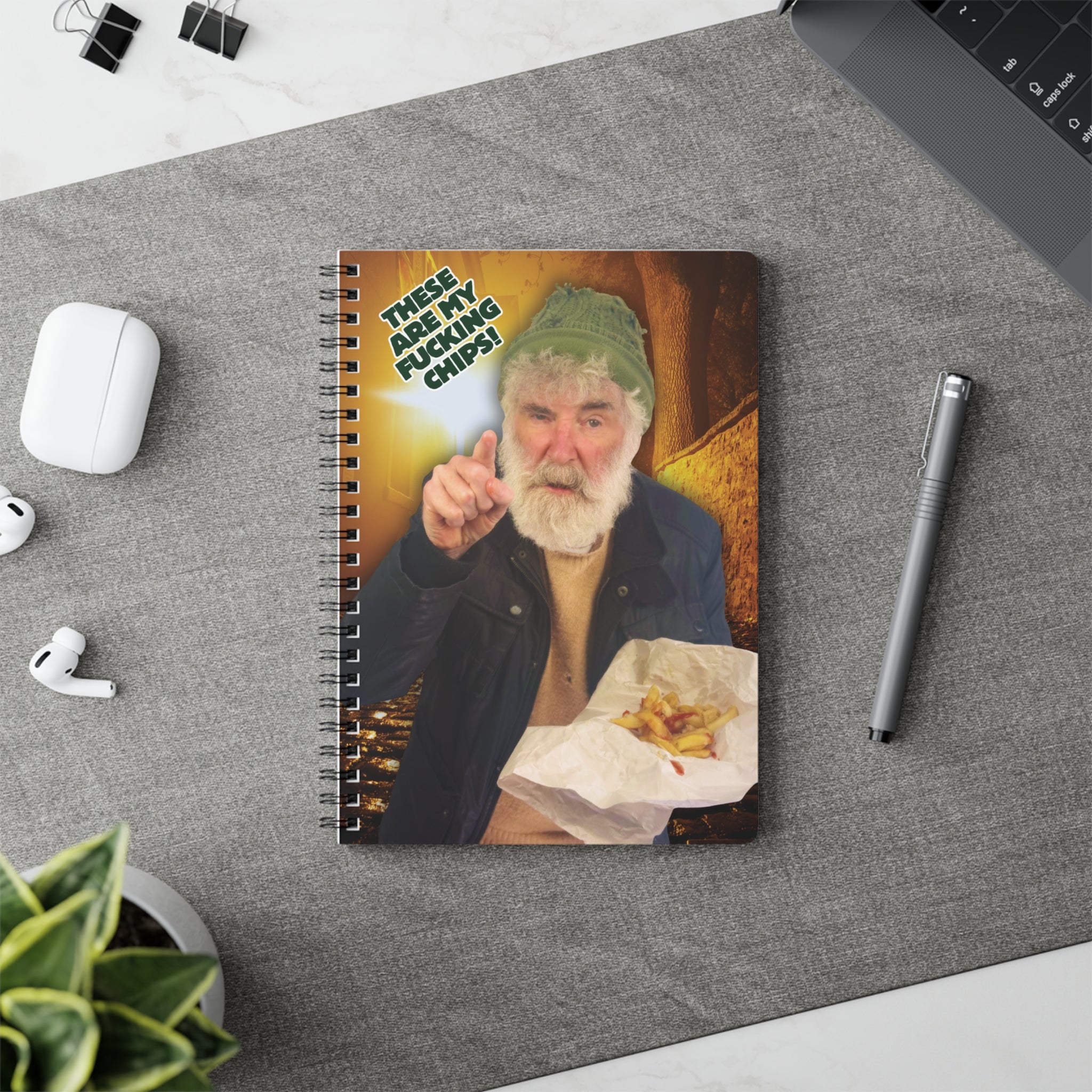 Chips! Wire‑bound Notebook