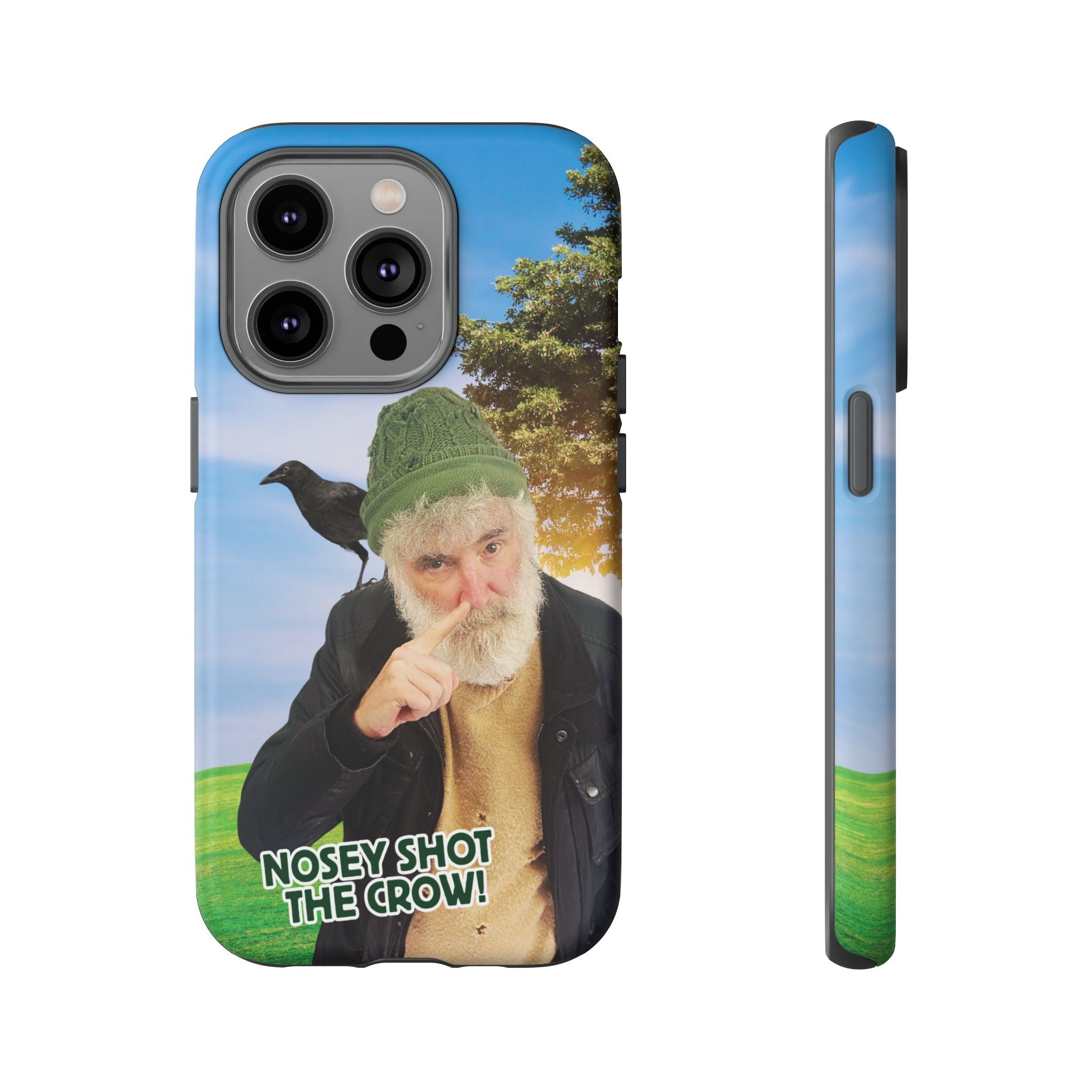 Nosey Shot The Crow! Tough Phone Case (iPhone)