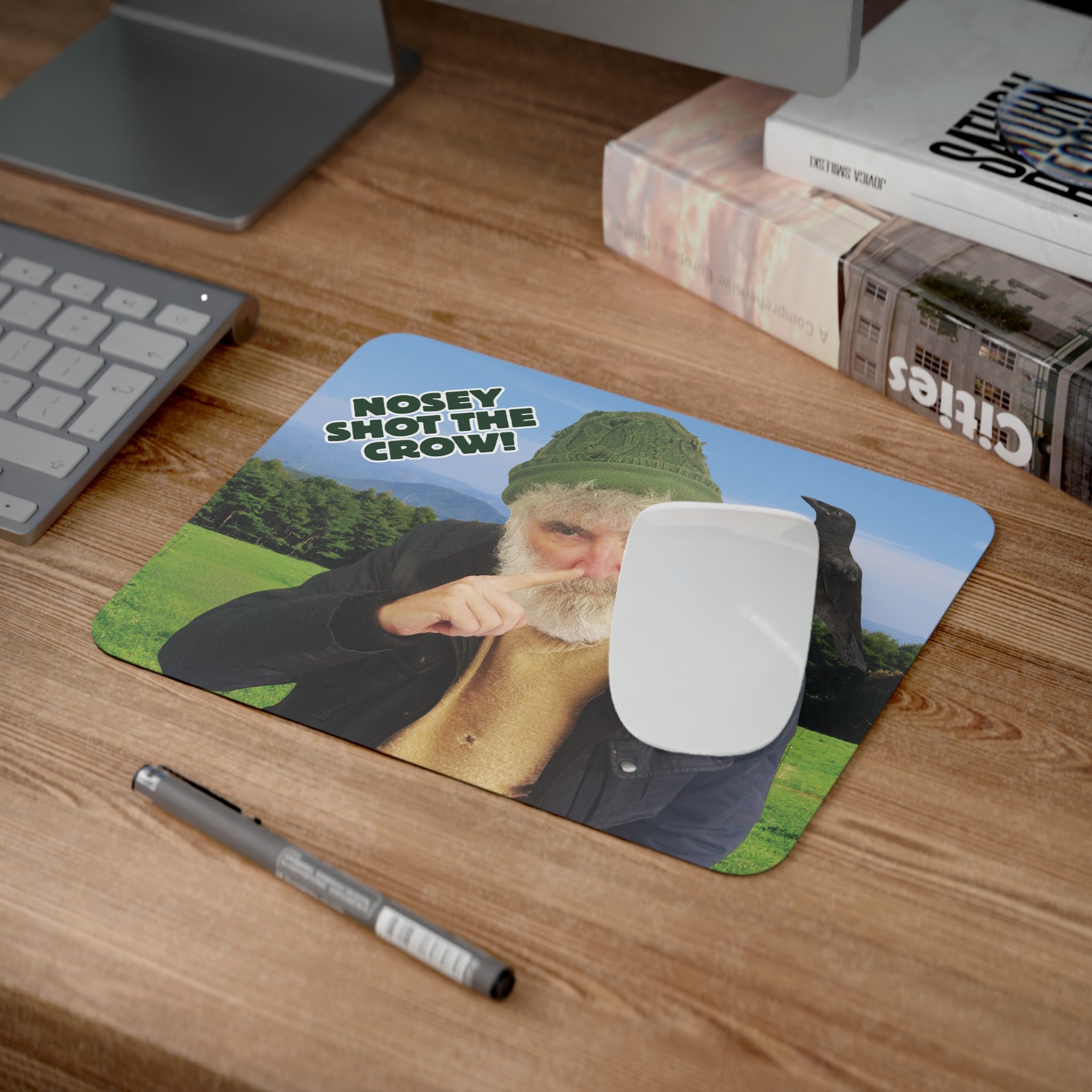 Nosey Shot The Crow! Mouse Pad