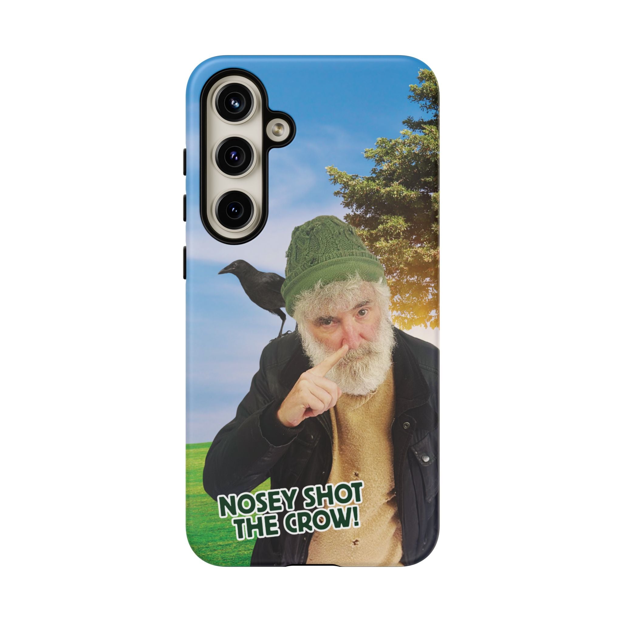 Nosey Shot The Crow! Tough Phone Case (Samsung Galaxy)