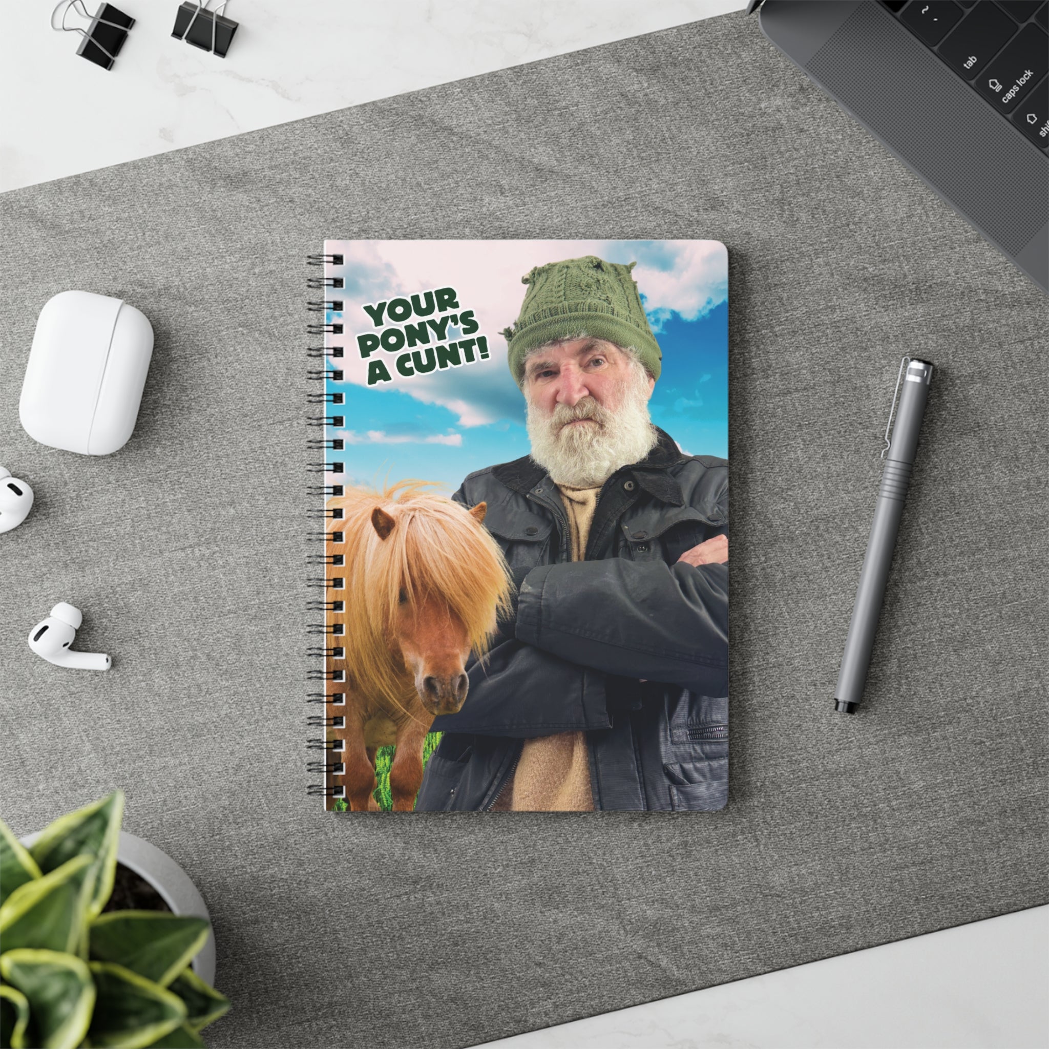 Pony Wire‑bound Notebook