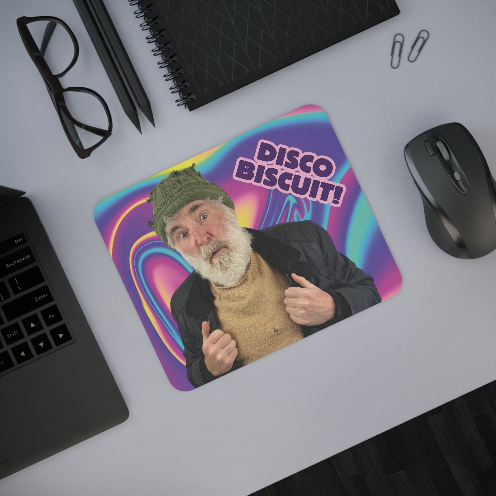 Disco Biscuit! Mouse Pad