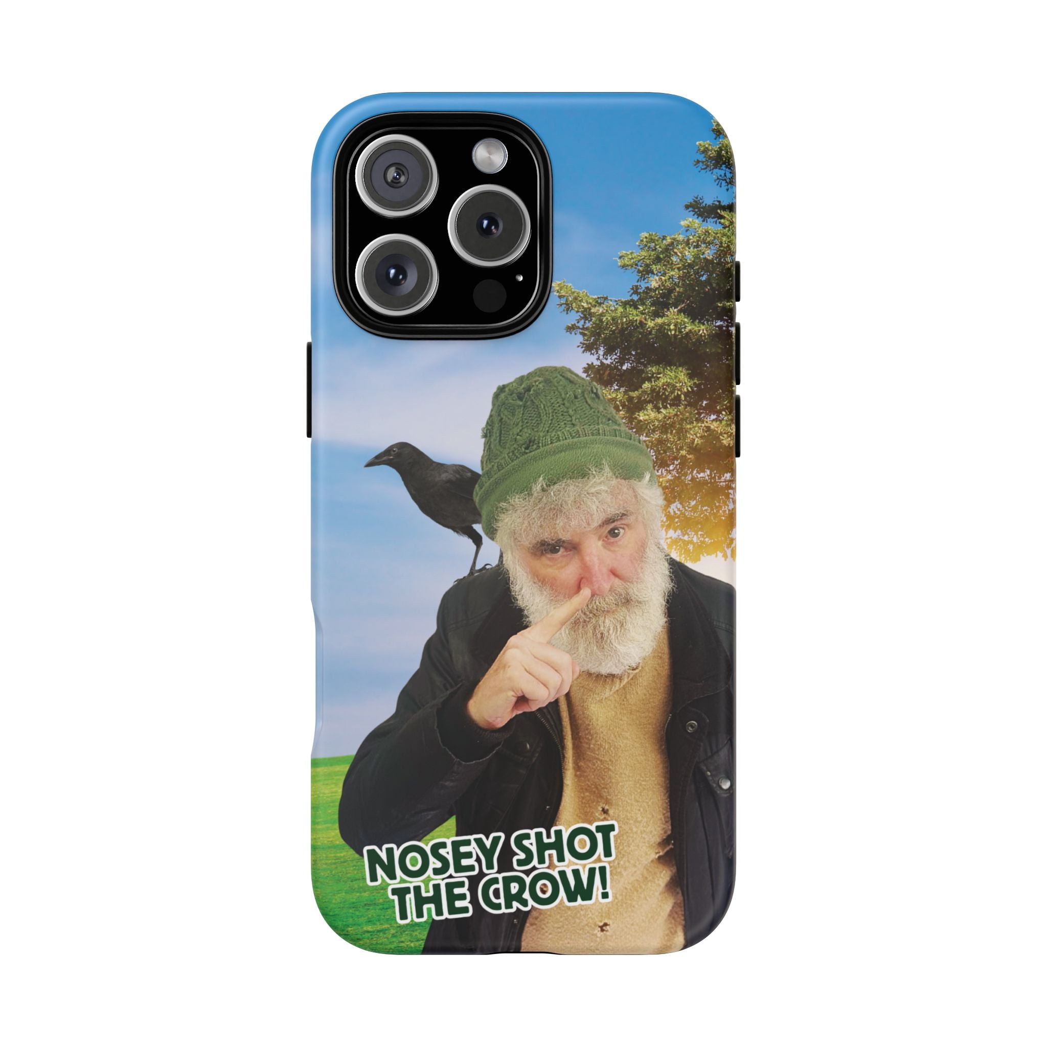 Nosey Shot The Crow! Tough Phone Case (iPhone)