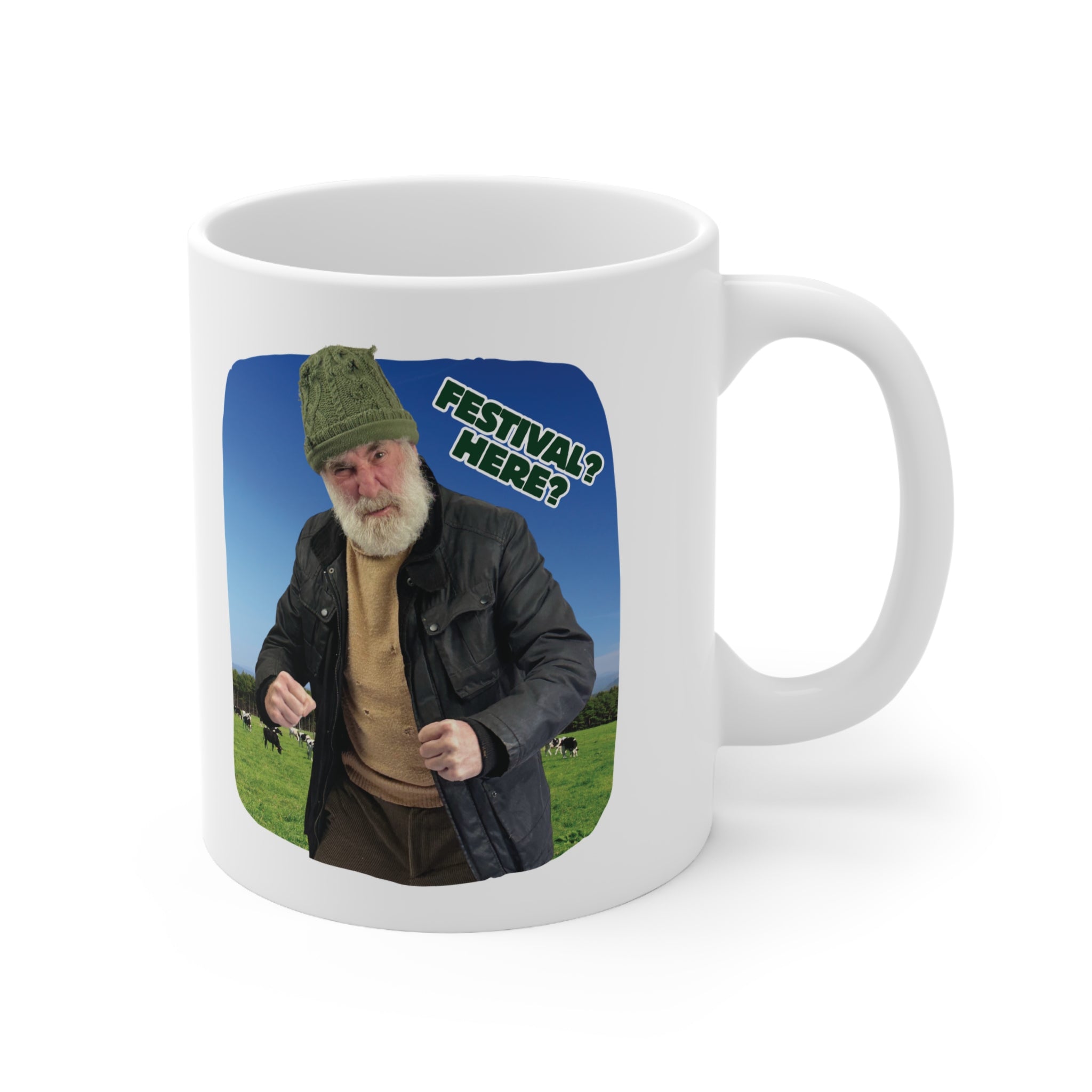 Festival? Here? Ceramic Mug